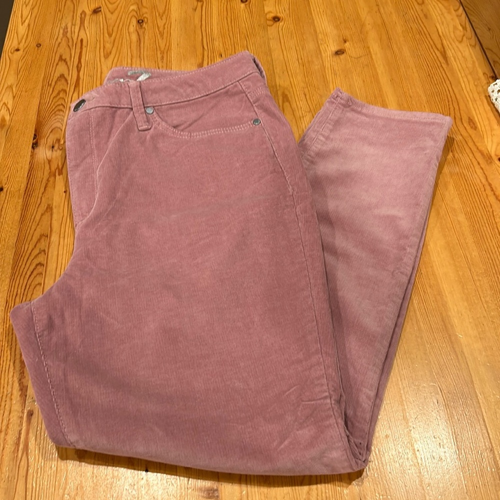 Seven Jeans Ultra High Rise Skinny fine cord size 16 NWOT
